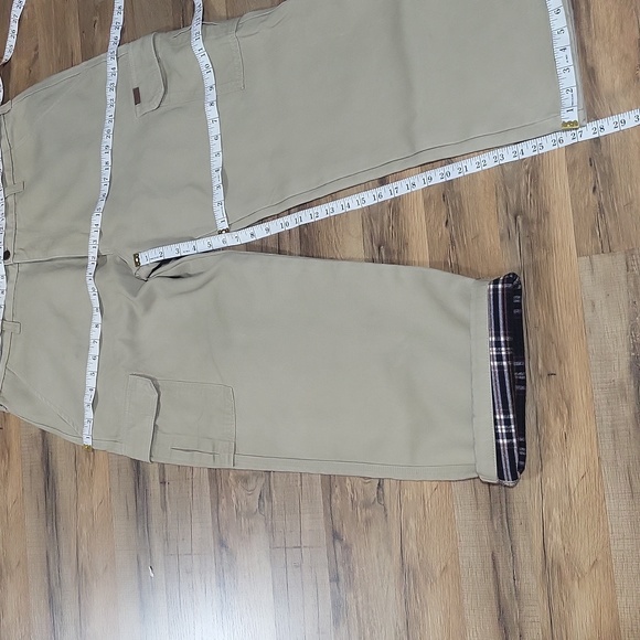 STANLEY Workwear Khaki Flannel Lined Utility Cargo Pants - 40x30 - Picture 15 of 16